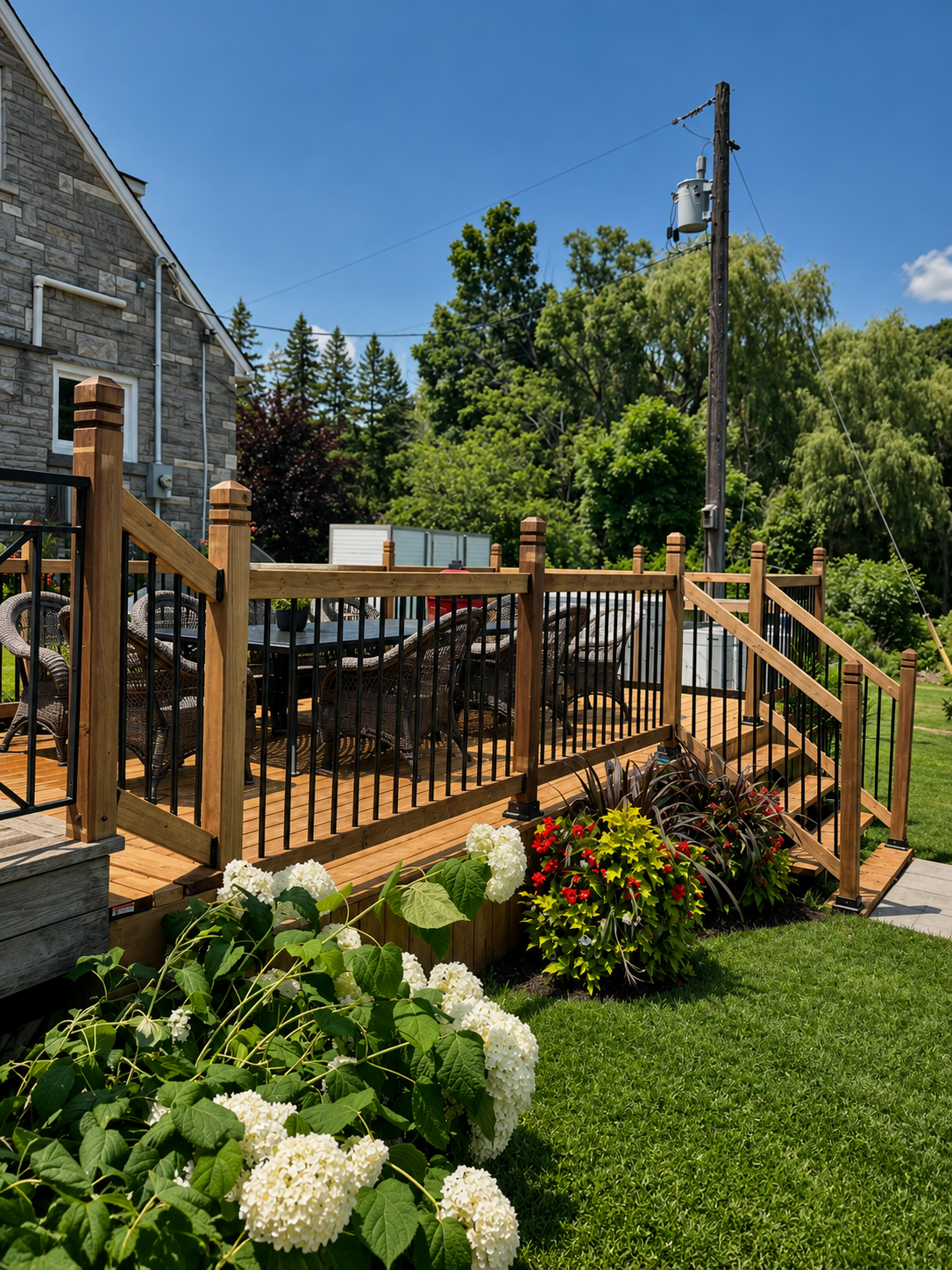 Deck and outdoor living project